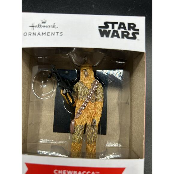 Hallmark Ornament Star Wars Chewbacca with Bowcaster Christmas 2021 - Picture 4 of 4